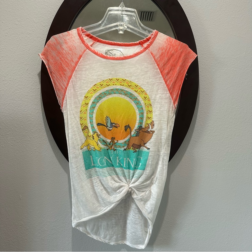 Vintage Disney Womens The Lion King Movie 90’s TShirt Sheer Soft Cotton Size XS - Picture 3 of 10